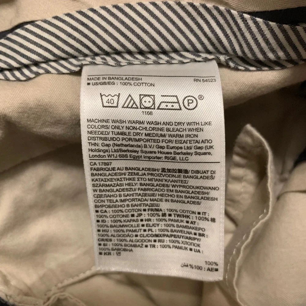 Banana Republic Dawson Chino Pants Mens 35x32 (FITS 36x32) Straight Cotton Navy